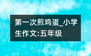 第一次煎雞蛋_小學生作文:五年級