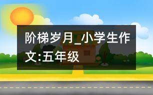 階梯、歲月_小學生作文:五年級