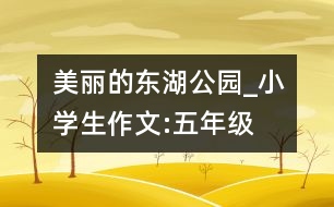 美麗的東湖公園_小學(xué)生作文:五年級