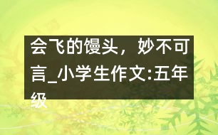 會(huì)飛的饅頭，妙不可言_小學(xué)生作文:五年級(jí)