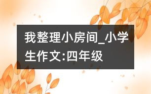 我整理小房間_小學(xué)生作文:四年級