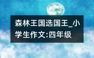 森林王國選國王_小學(xué)生作文:四年級