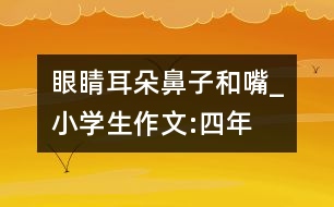 眼睛、耳朵、鼻子和嘴_小學生作文:四年級