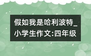 假如我是哈利波特_小學(xué)生作文:四年級(jí)