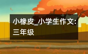 小橡皮_小學(xué)生作文:三年級