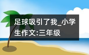 足球吸引了我_小學(xué)生作文:三年級