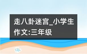 走“八卦迷宮”_小學生作文:三年級