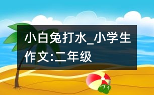 小白兔打水_小學生作文:二年級