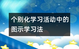 個(gè)別化學(xué)習(xí)活動中的圖示學(xué)習(xí)法