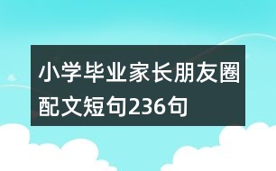 小學畢業(yè)家長朋友圈配文短句236句