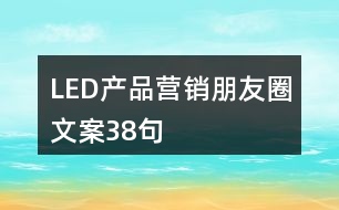 LED產品營銷朋友圈文案38句