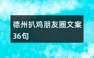 德州扒雞朋友圈文案36句