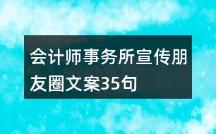 會計師事務所宣傳朋友圈文案35句