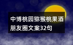 中博桃園獼猴桃果酒朋友圈文案32句