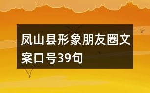 鳳山縣形象朋友圈文案口號39句