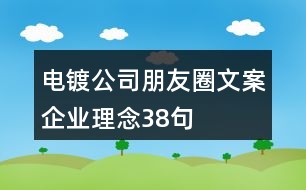 電鍍公司朋友圈文案、企業(yè)理念38句