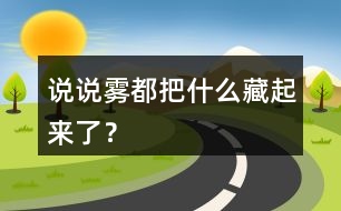 說說霧都把什么藏起來了？