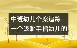 中班幼兒個(gè)案追蹤  一個(gè)吸吮手指幼兒的個(gè)案分析