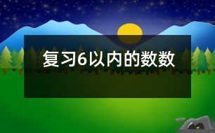 復習6以內的數(shù)數(shù)