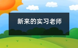 新來(lái)的實(shí)習(xí)老師