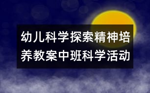 幼兒科學探索精神培養(yǎng)教案：中班科學活動 《小火箭上天》