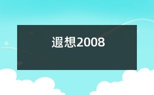 遐想2008