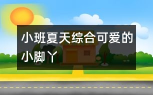 小班夏天綜合：可愛(ài)的小腳丫