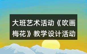 大班藝術(shù)活動《吹畫梅花》教學(xué)設(shè)計(jì)活動反思