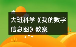 大班科學(xué)《我的數(shù)字信息圖》教案