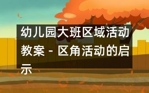 幼兒園大班區(qū)域活動(dòng)教案－區(qū)角活動(dòng)的啟示|幼兒園教育活動(dòng)設(shè)計(jì)|幼兒園戶外活動(dòng)|幼兒園安全教育活動(dòng)