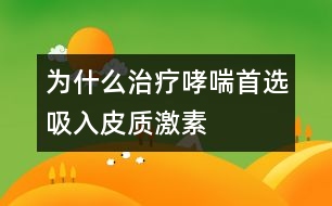 為什么治療哮喘首選吸入皮質激素