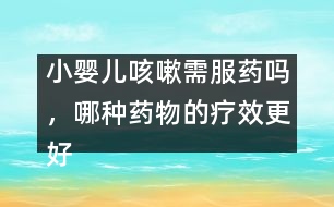 小嬰兒咳嗽需服藥嗎，哪種藥物的療效更好