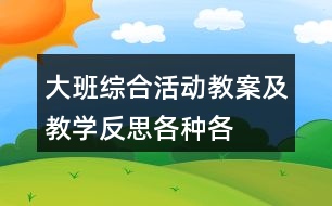 大班綜合活動教案及教學反思——各種各樣的汽車