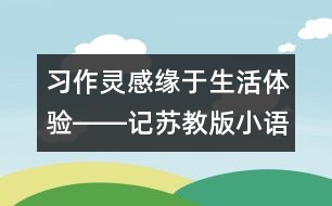 習(xí)作靈感緣于生活體驗(yàn)――記蘇教版小語(yǔ)第十一冊(cè)第三單元習(xí)作《蘋(píng)果家族》的教學(xué)過(guò)程