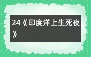 24《印度洋上生死夜》