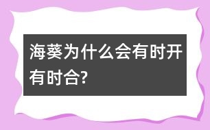 ?？麨槭裁磿?huì)有時(shí)開有時(shí)合?